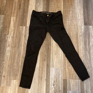 Black AE jeggings